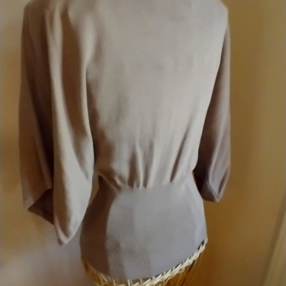 Sweater top🌈Women's low cut wide waist sweater - Picture 4 of 10